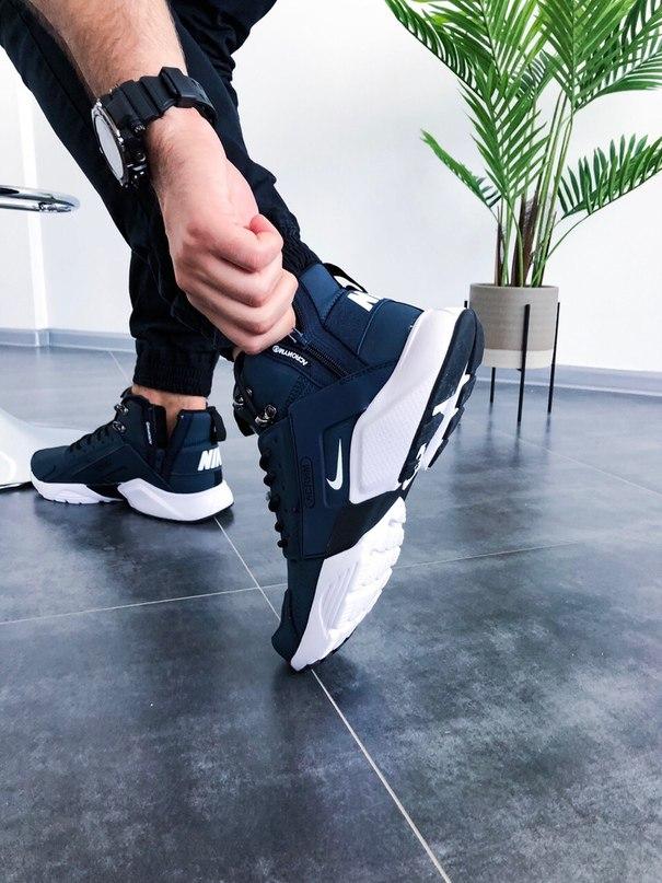 Nike Huarache x Acronym Blue White 1
