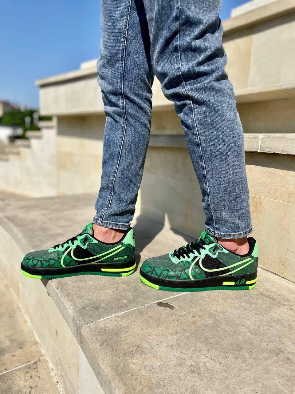 Nike Air Force 1 React Green