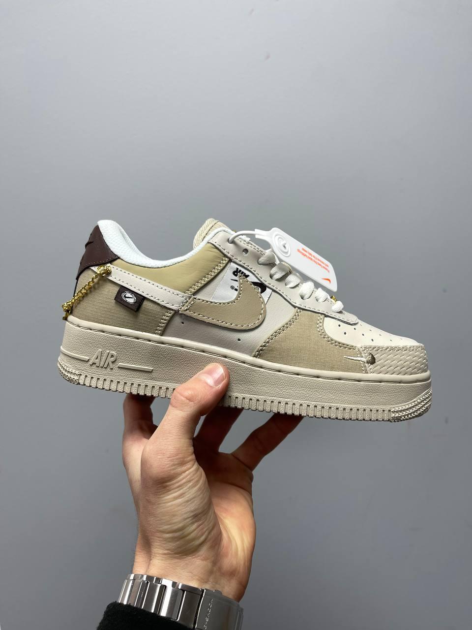 Nike Air Force 1 Low Tan Bling