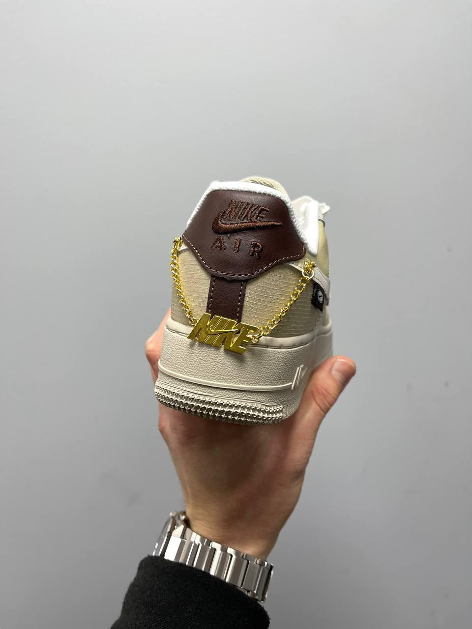 Nike Air Force 1 Low Tan Bling