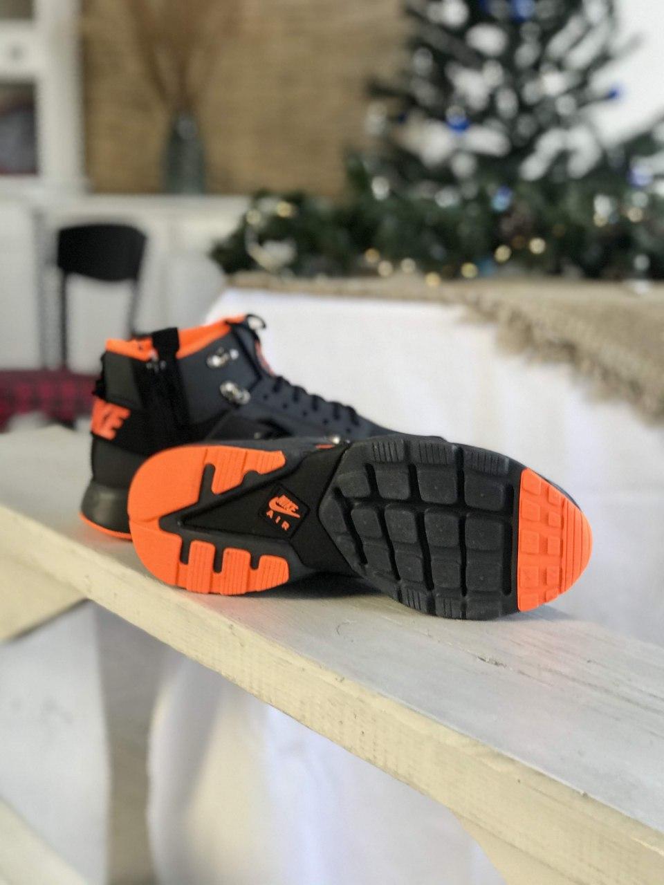 Nike Air Huarache Black Orange