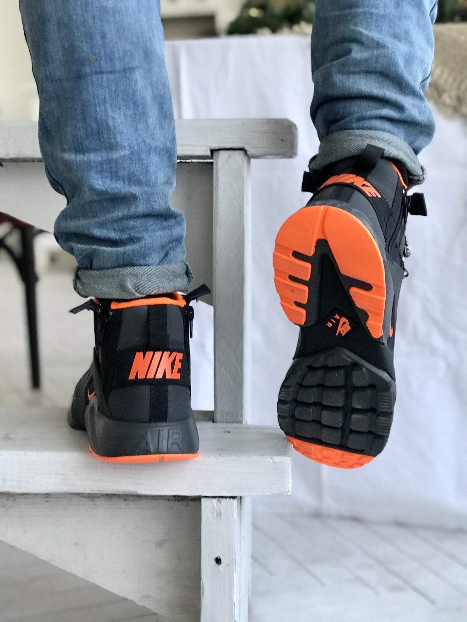 Nike Air Huarache Black Orange