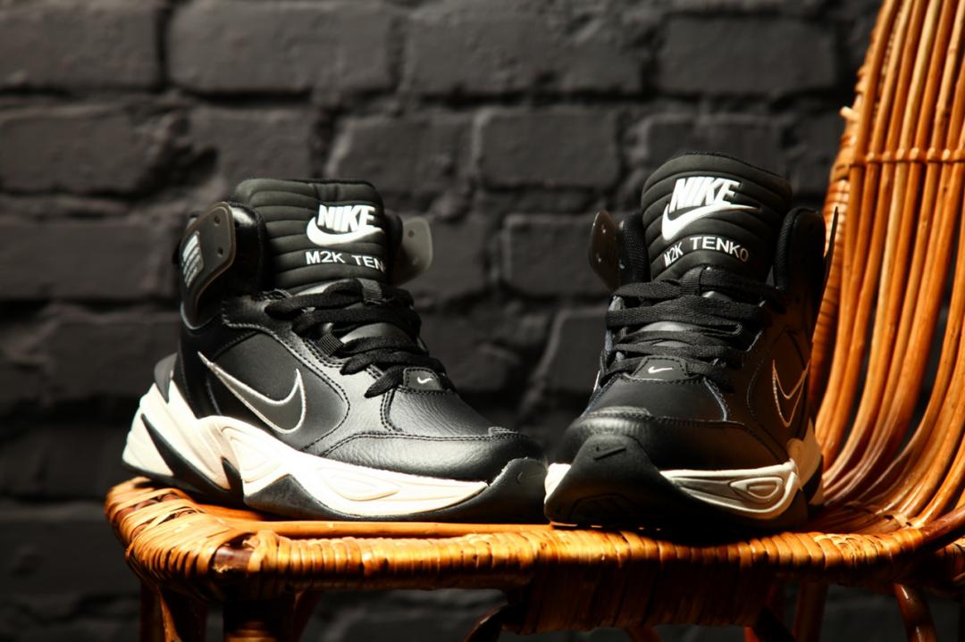Nike M2K High Black White 2