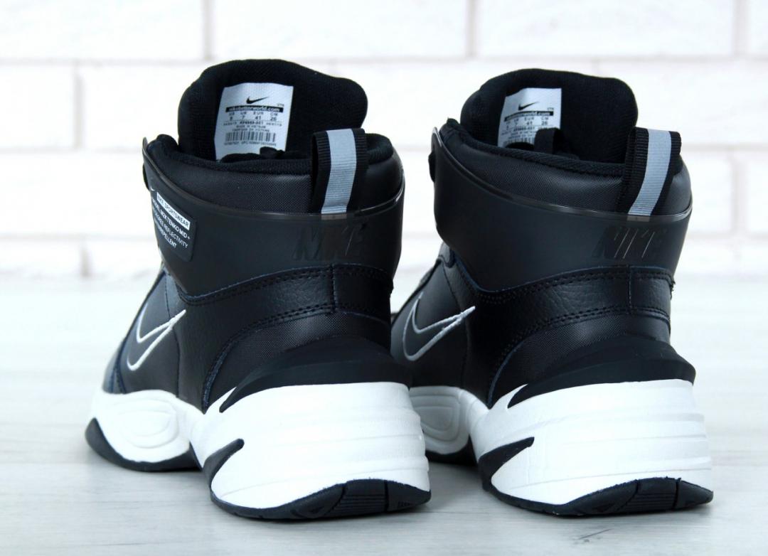 Nike M2K High Black White 2