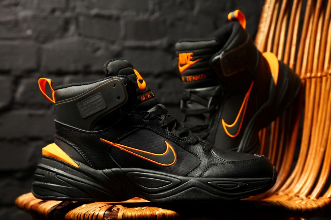 Nike M2K High Black Orange