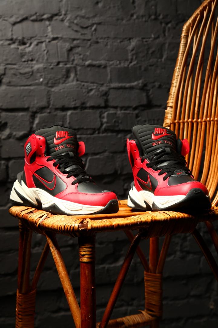 Nike M2K High Red Black White