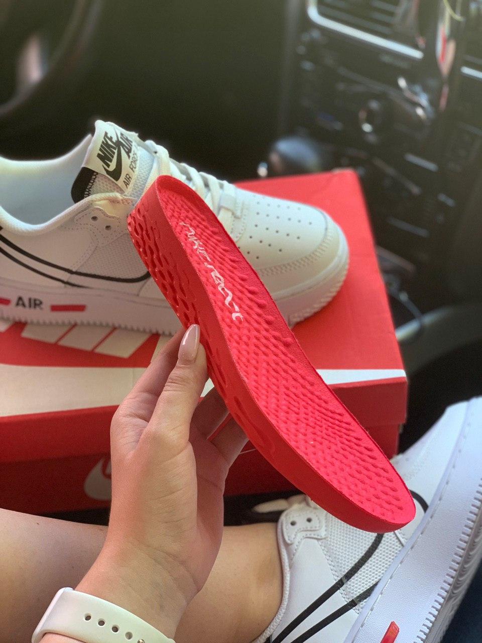 Nike Air Force 1 React White Black