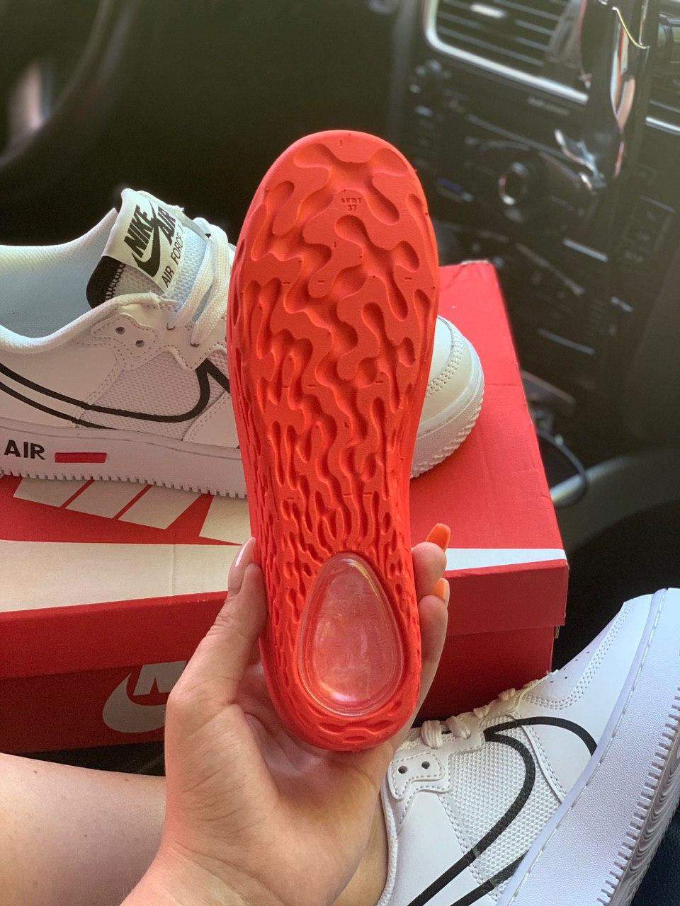 Nike Air Force 1 React White Black