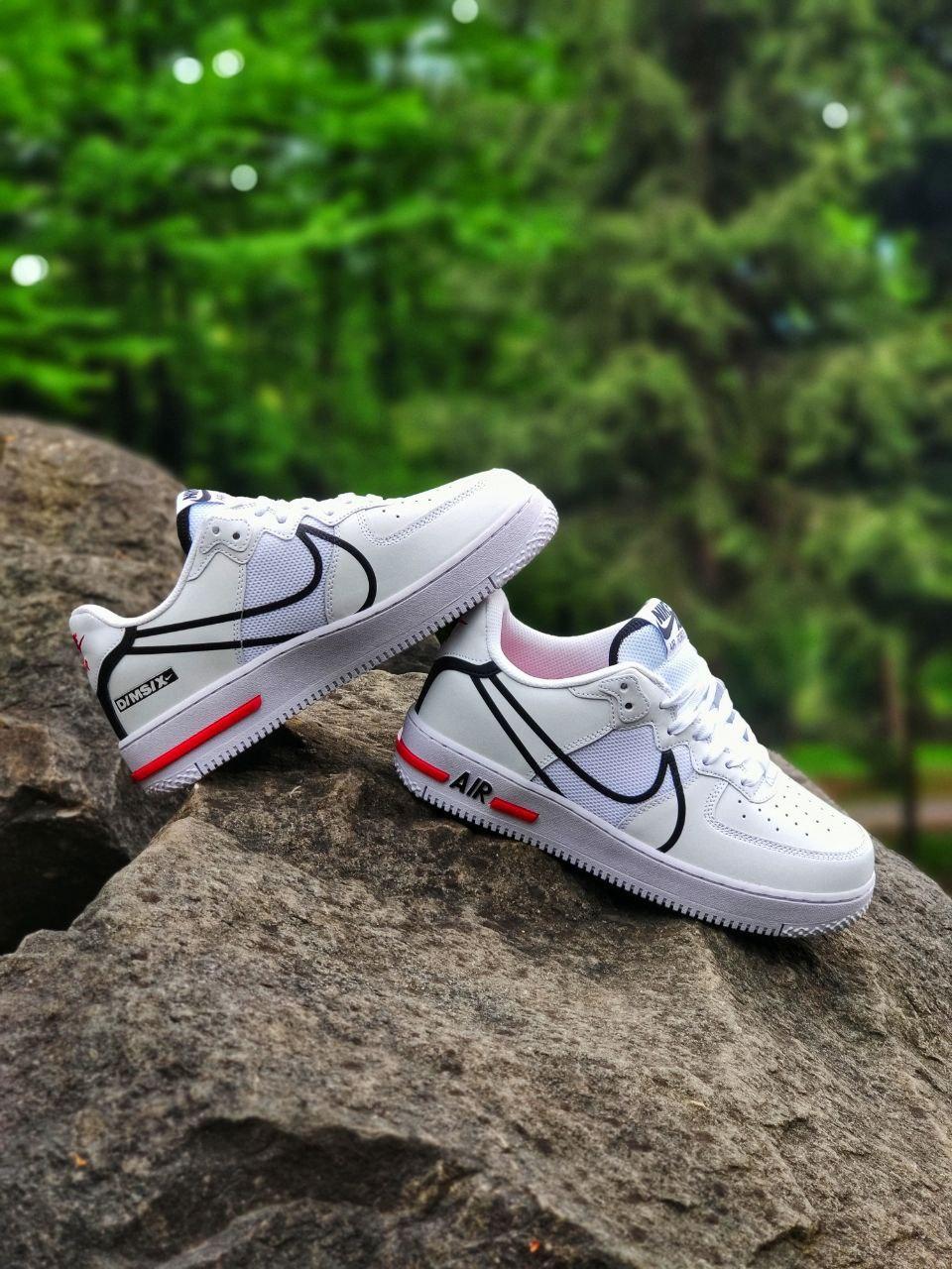 Nike Air Force 1 React White Black