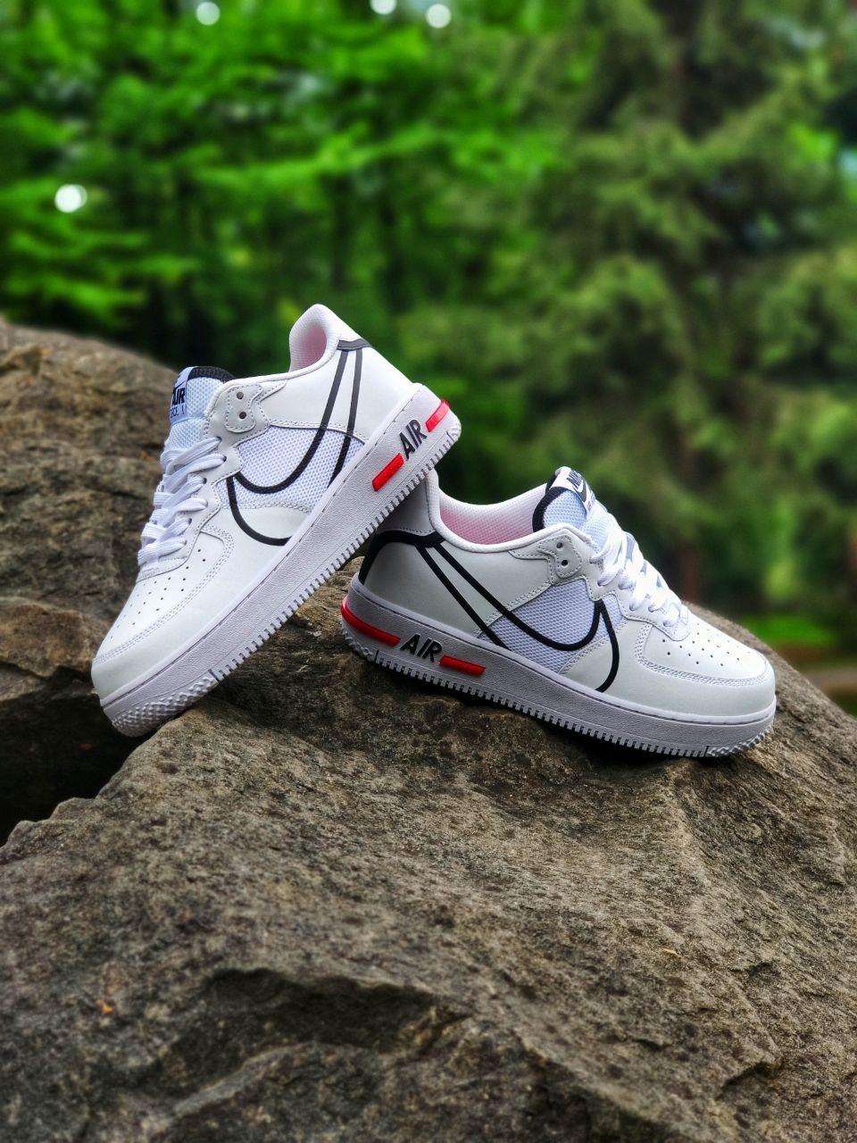 Nike Air Force 1 React White Black