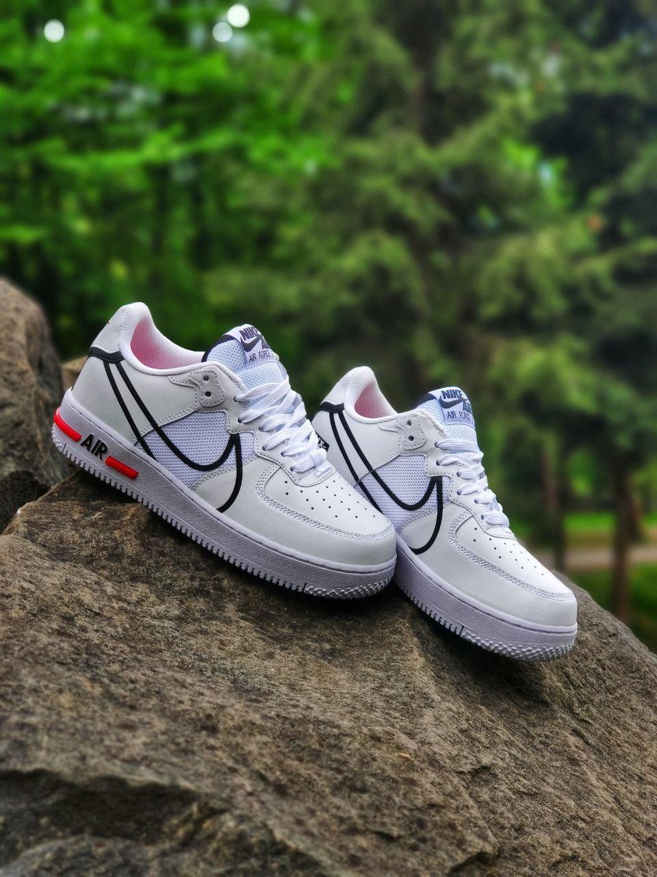 Nike Air Force 1 React White Black