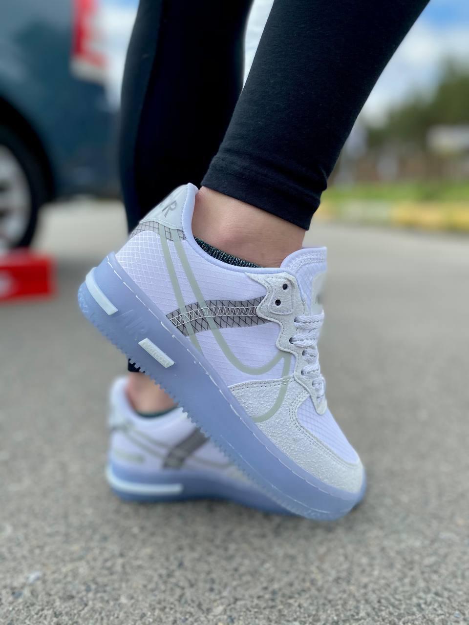 Nike Air Force 1 White Blue 2
