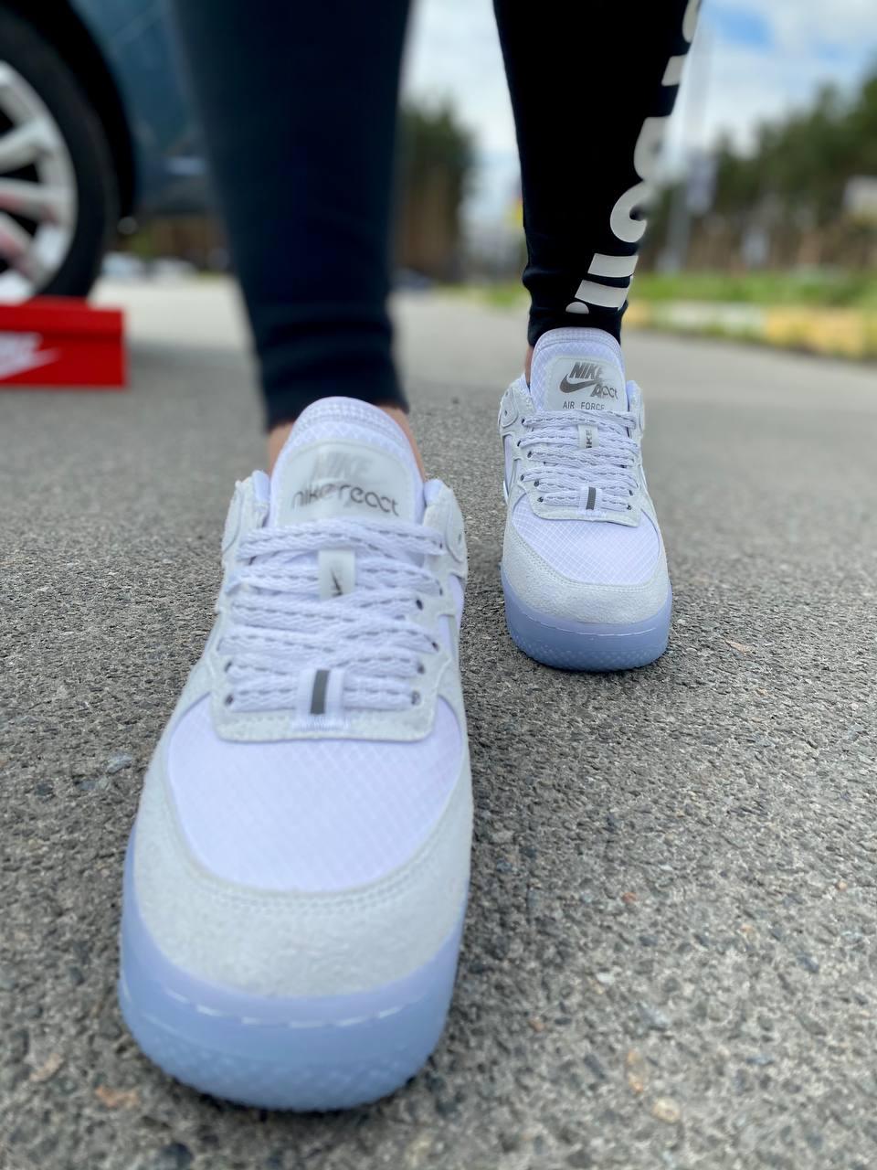 Nike Air Force 1 White Blue 2