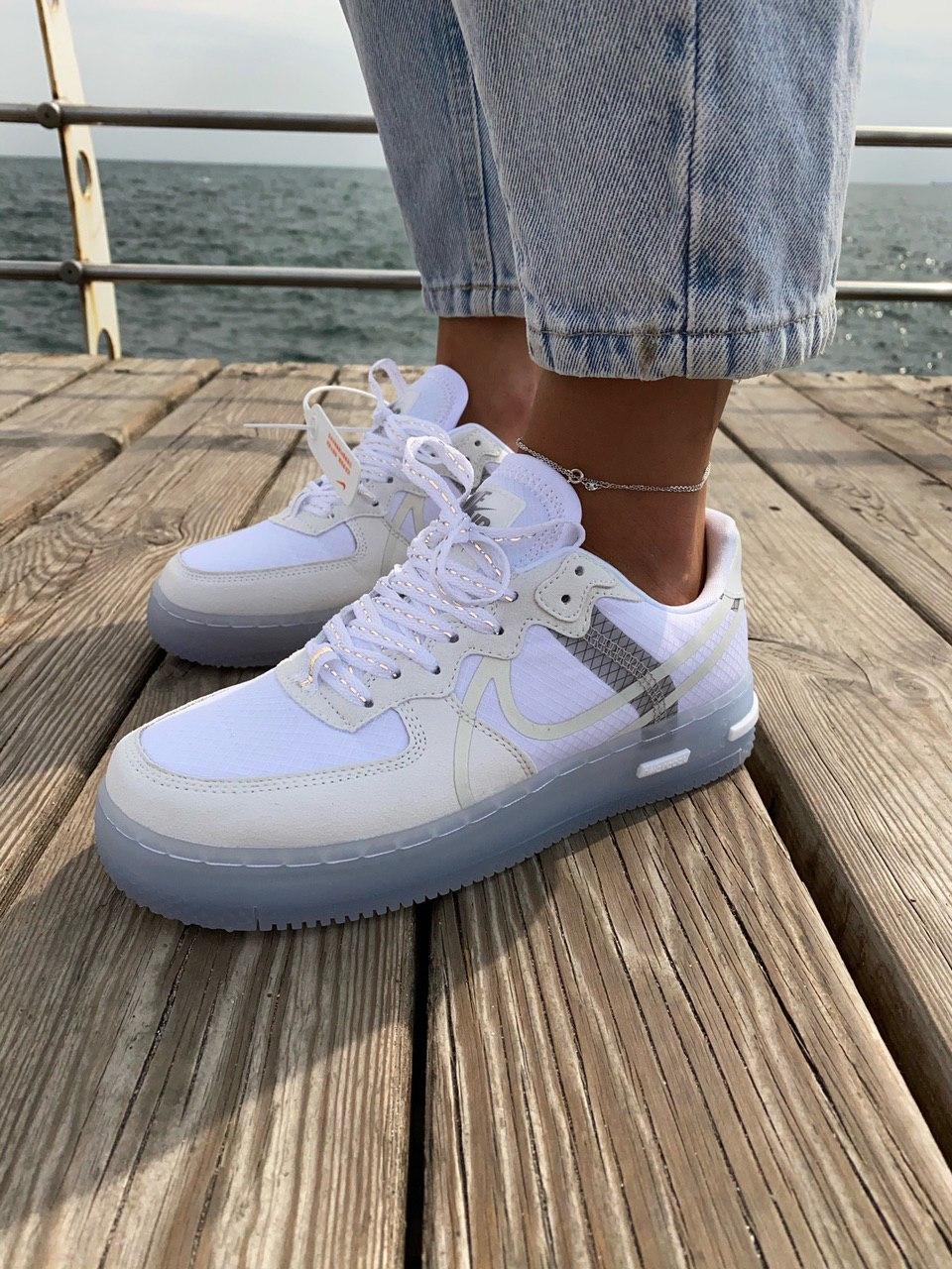 Nike Air Force 1 White Blue 2