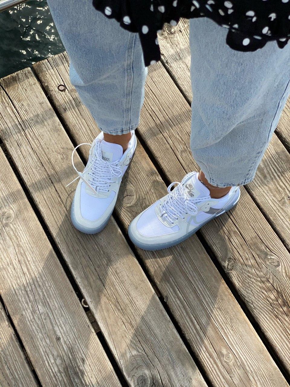 Nike Air Force 1 White Blue 2