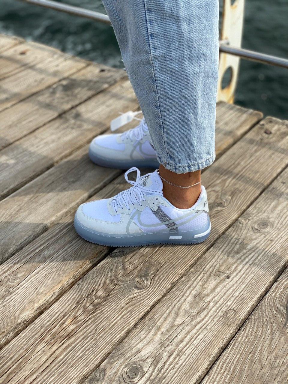 Nike Air Force 1 White Blue 2