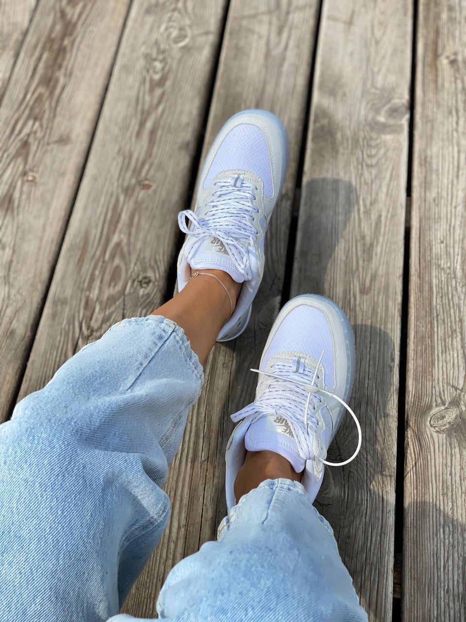 Nike Air Force 1 White Blue 2