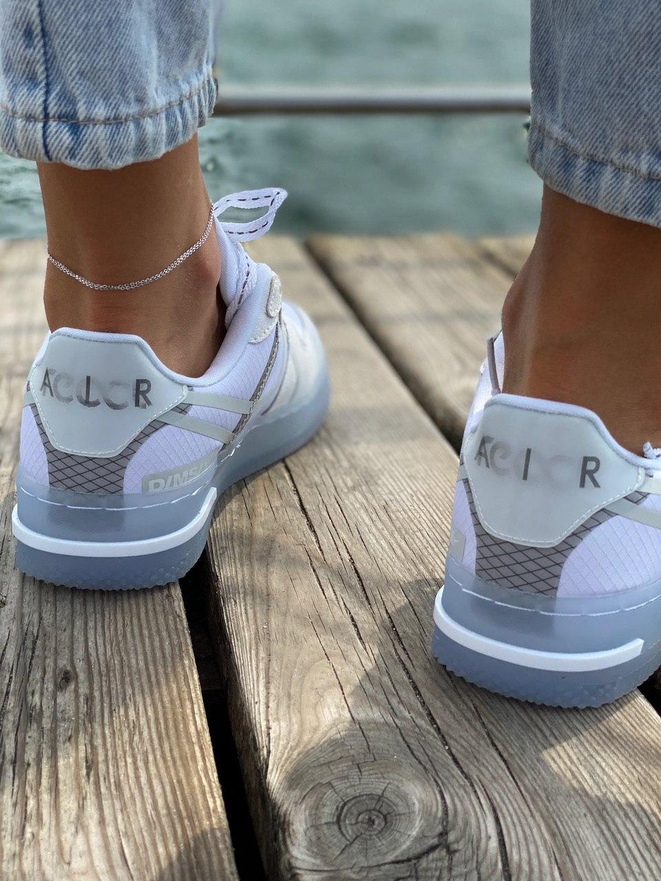 Nike Air Force 1 White Blue 2