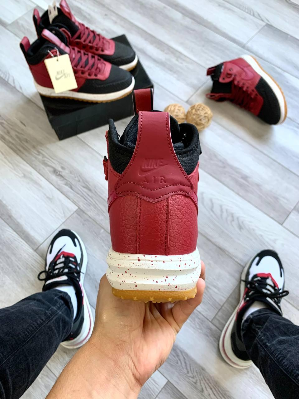 Nike Lunar Force 1 Duckboot Bordo Black White