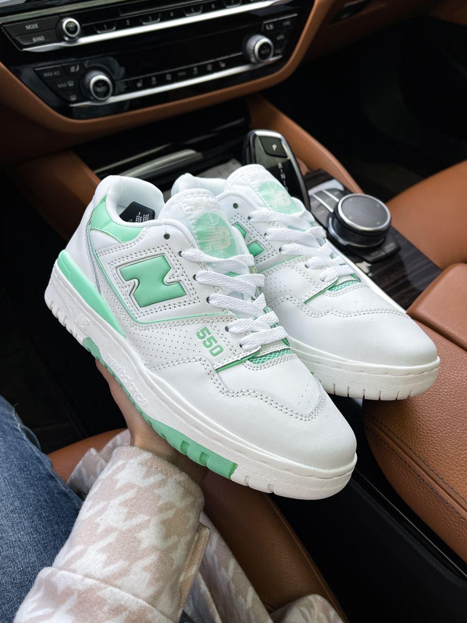 New Balance 550 Green White