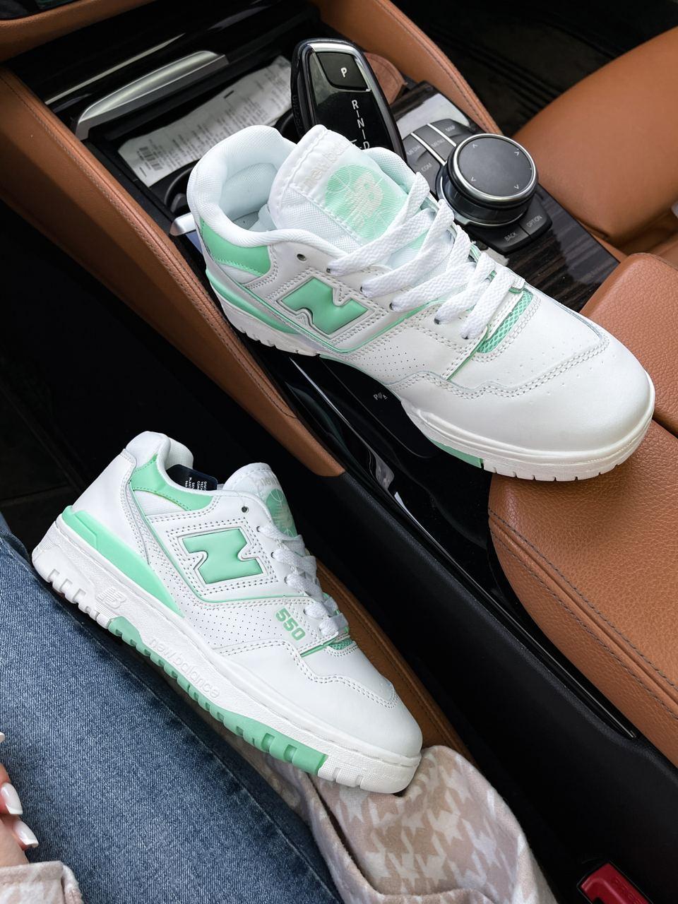 New Balance 550 Green White