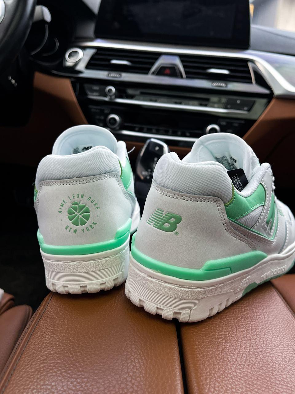New Balance 550 Green White