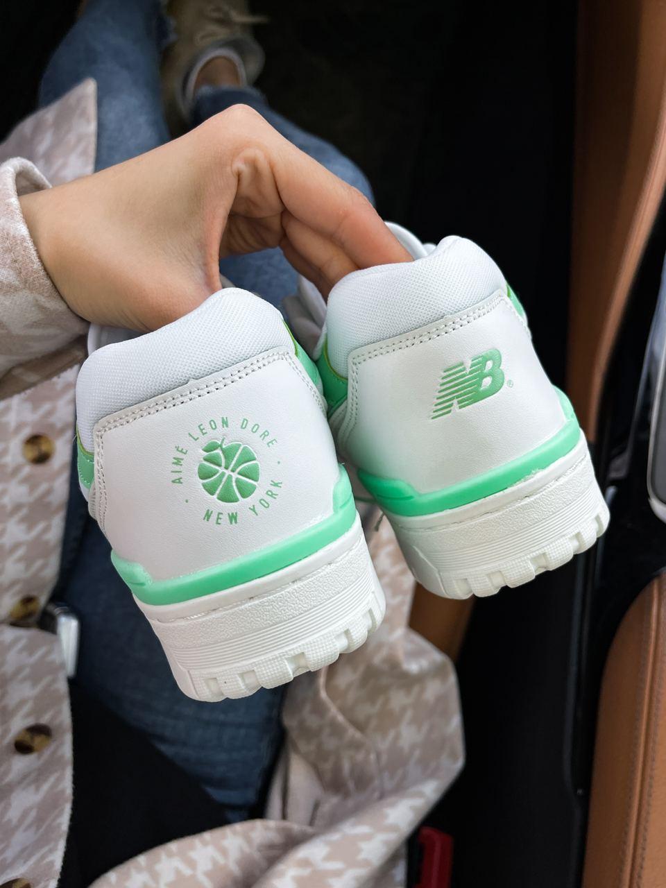 New Balance 550 Green White