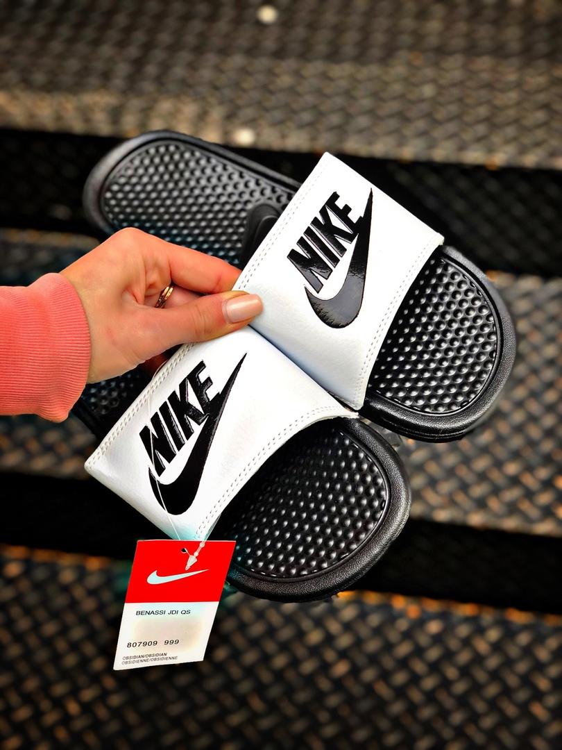 Nike Benassi Black White 2
