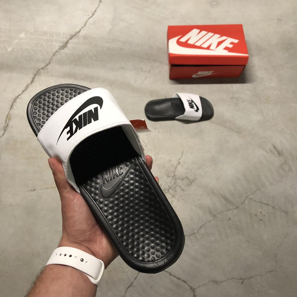 Nike Benassi Black White 2