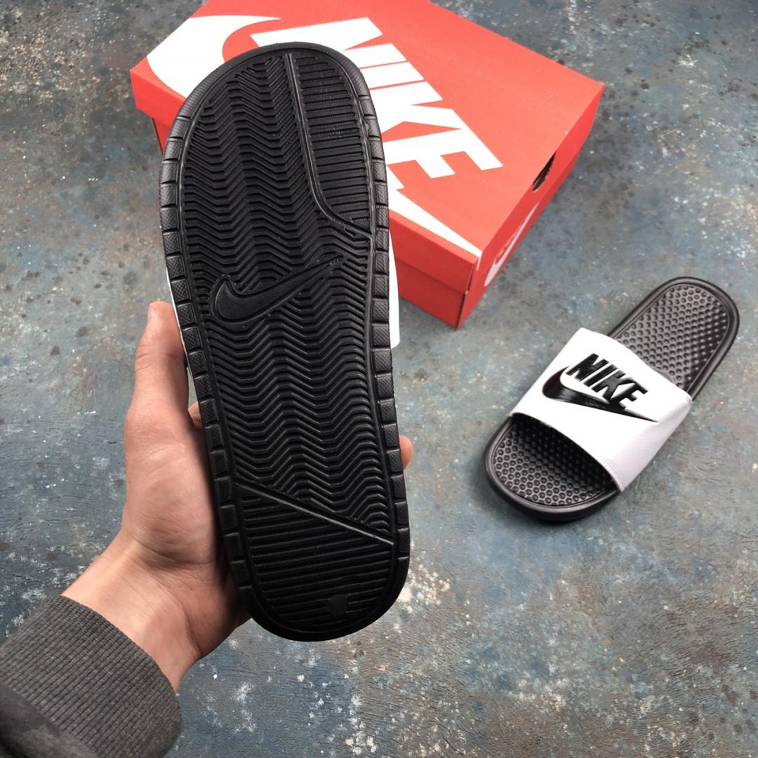 Nike Benassi Black White 2