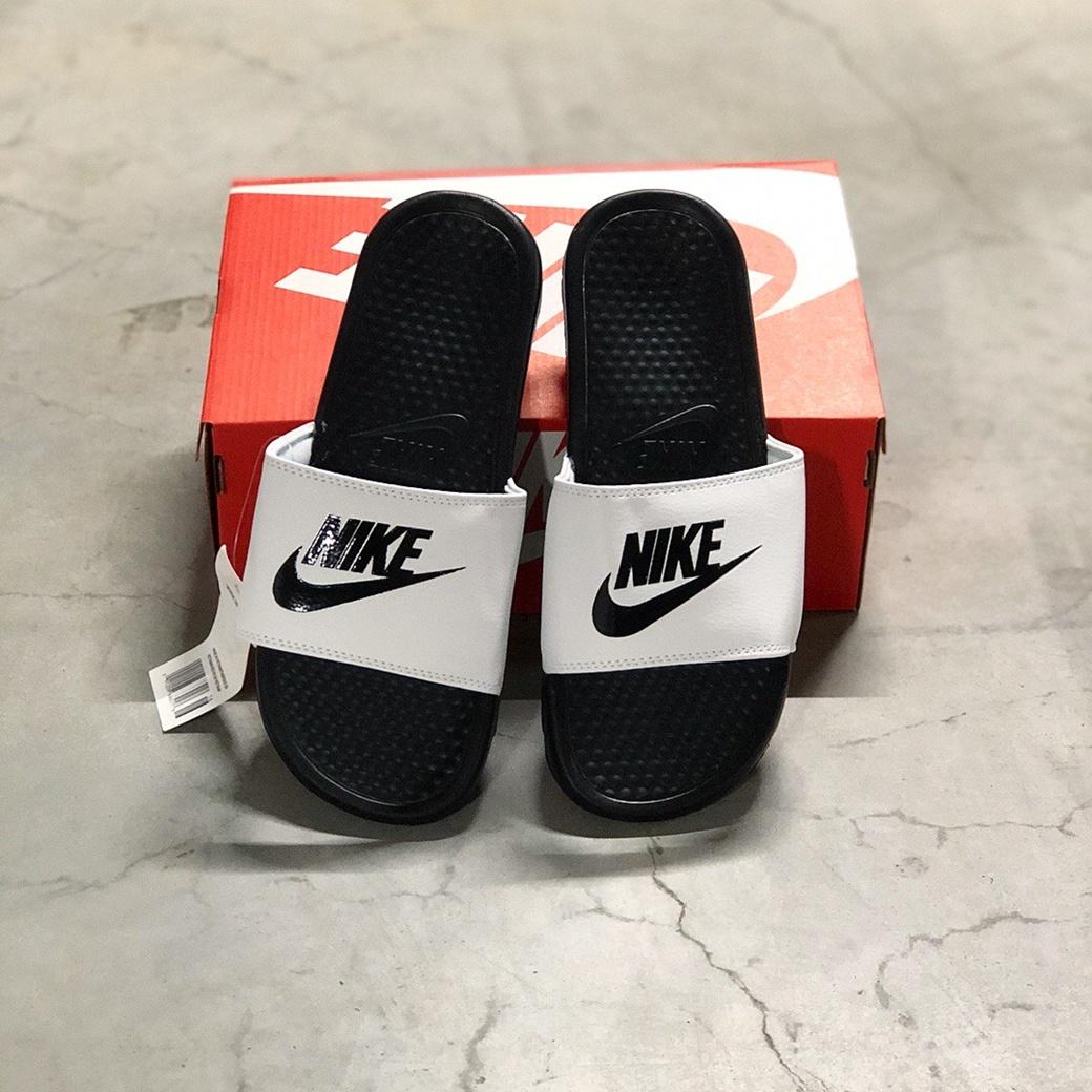 Nike Benassi Black White 2