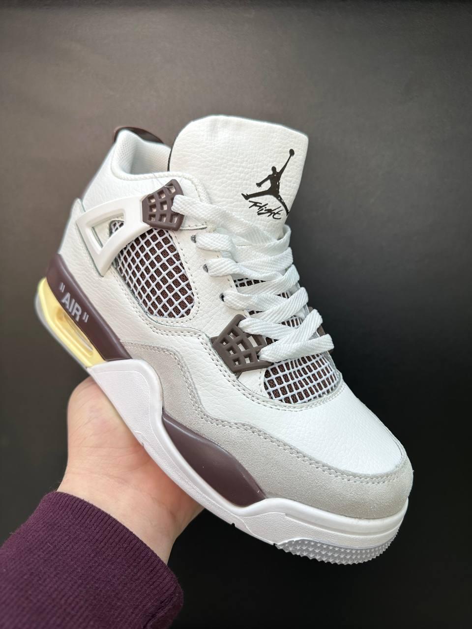 Nike Jordan 4 White Beige