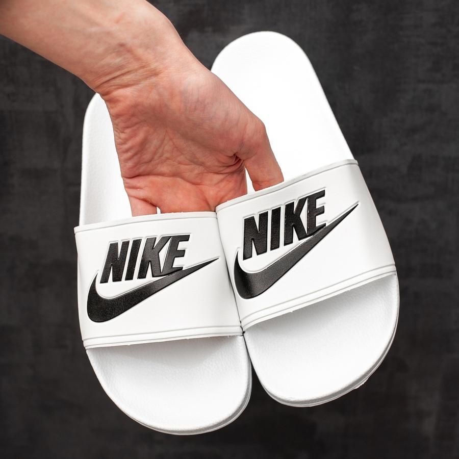 Nike Benassi White «Black Logo» 1