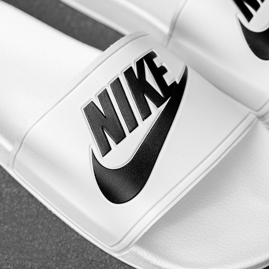 Nike Benassi White «Black Logo» 1