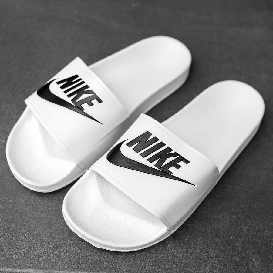 Nike Benassi White «Black Logo» 1