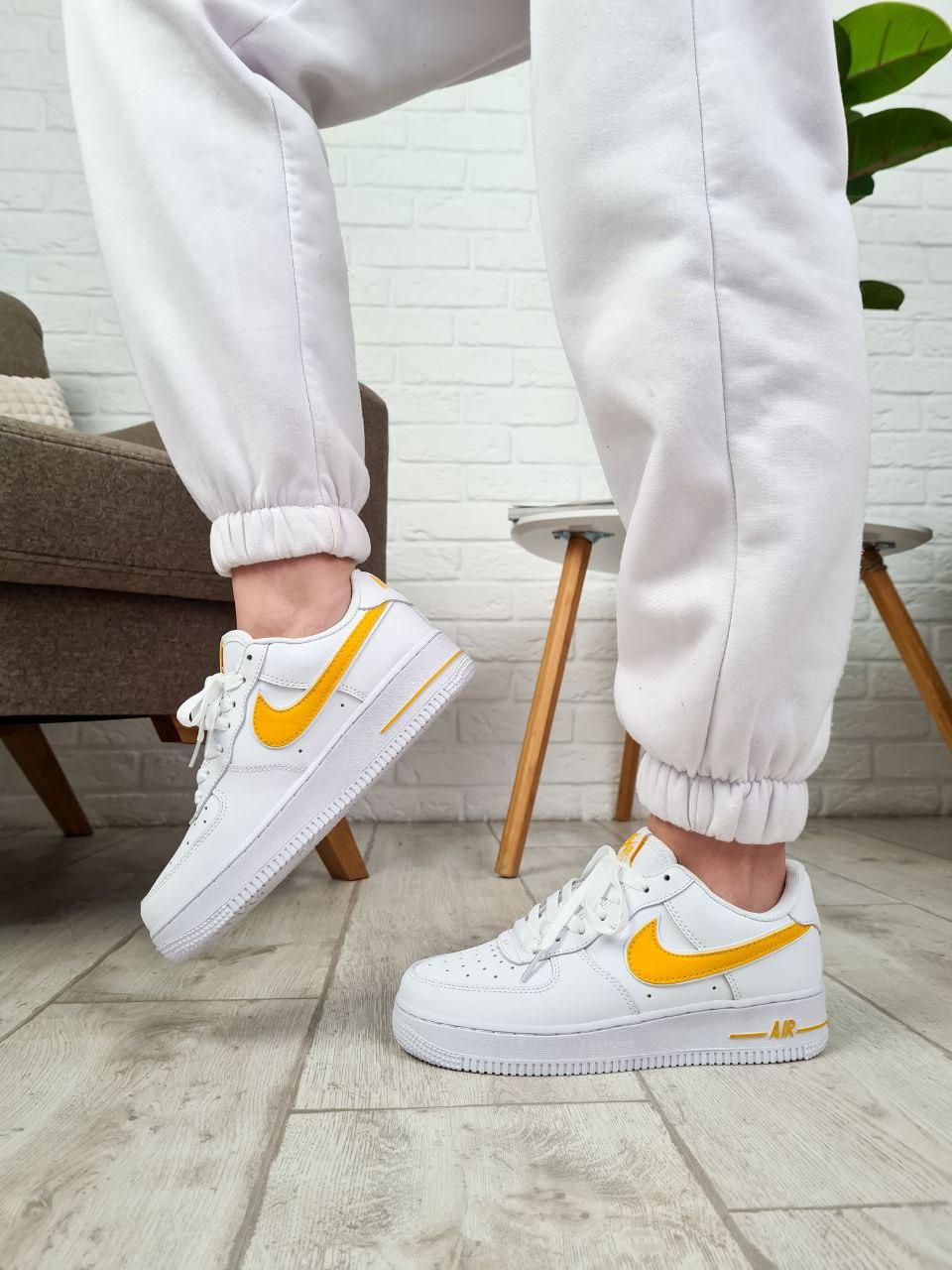 Nike Air Force 1 White Yellow