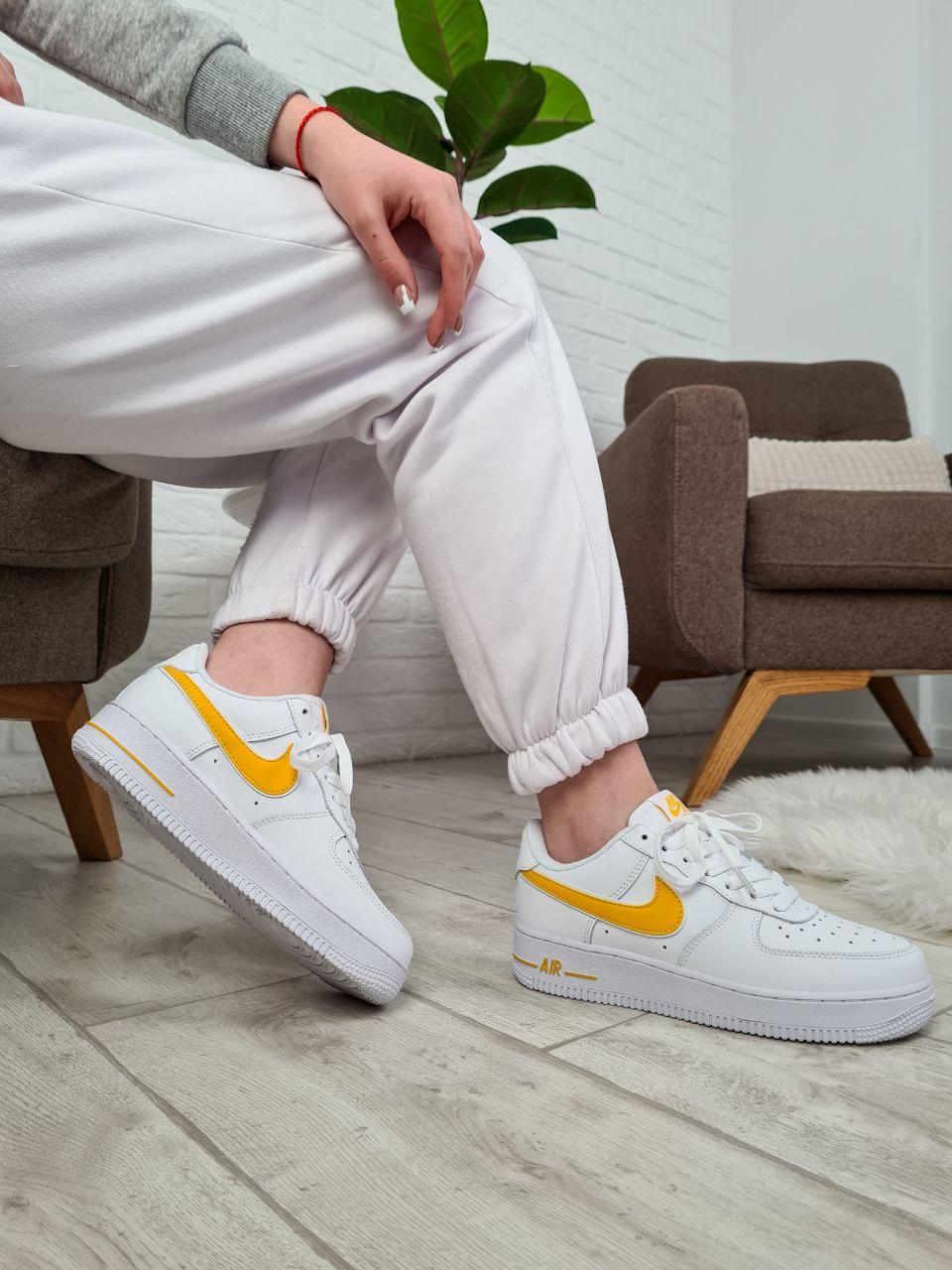 Nike Air Force 1 White Yellow