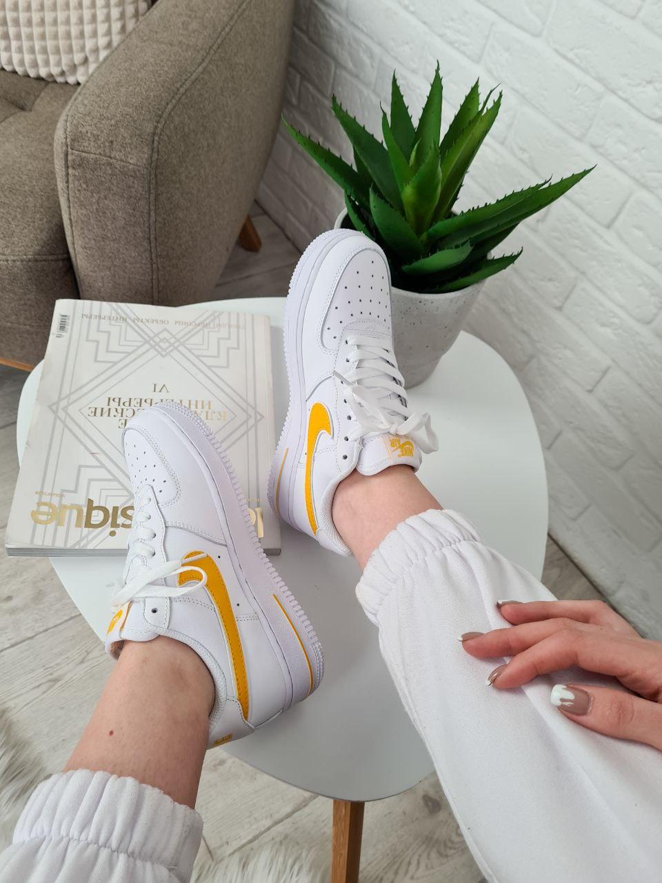 Nike Air Force 1 White Yellow