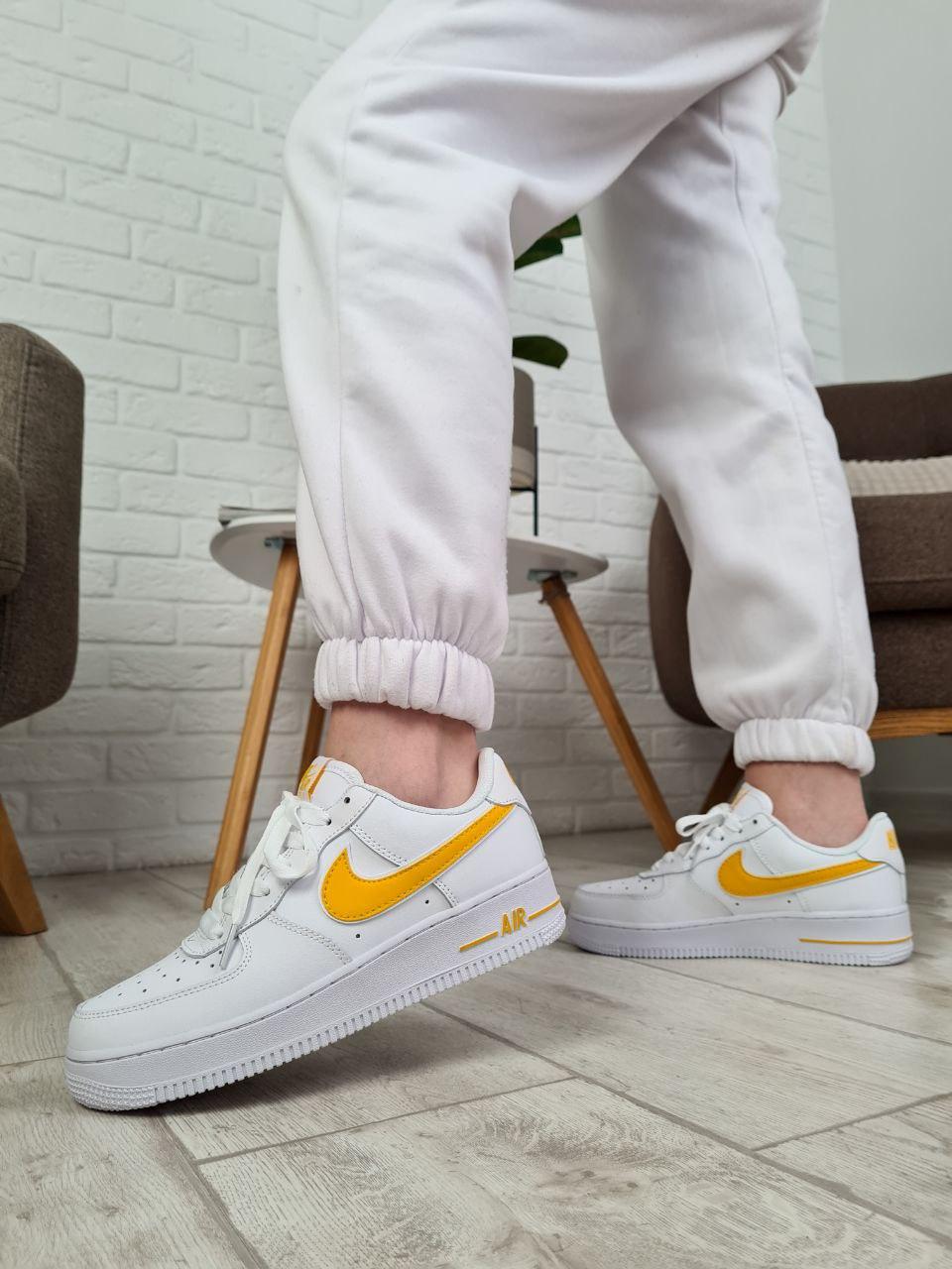 Nike Air Force 1 White Yellow