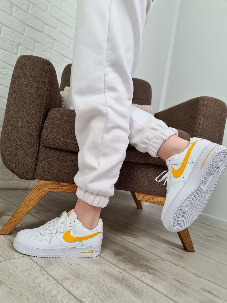 Nike Air Force 1 White Yellow