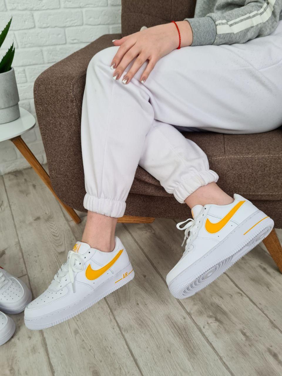 Nike Air Force 1 White Yellow
