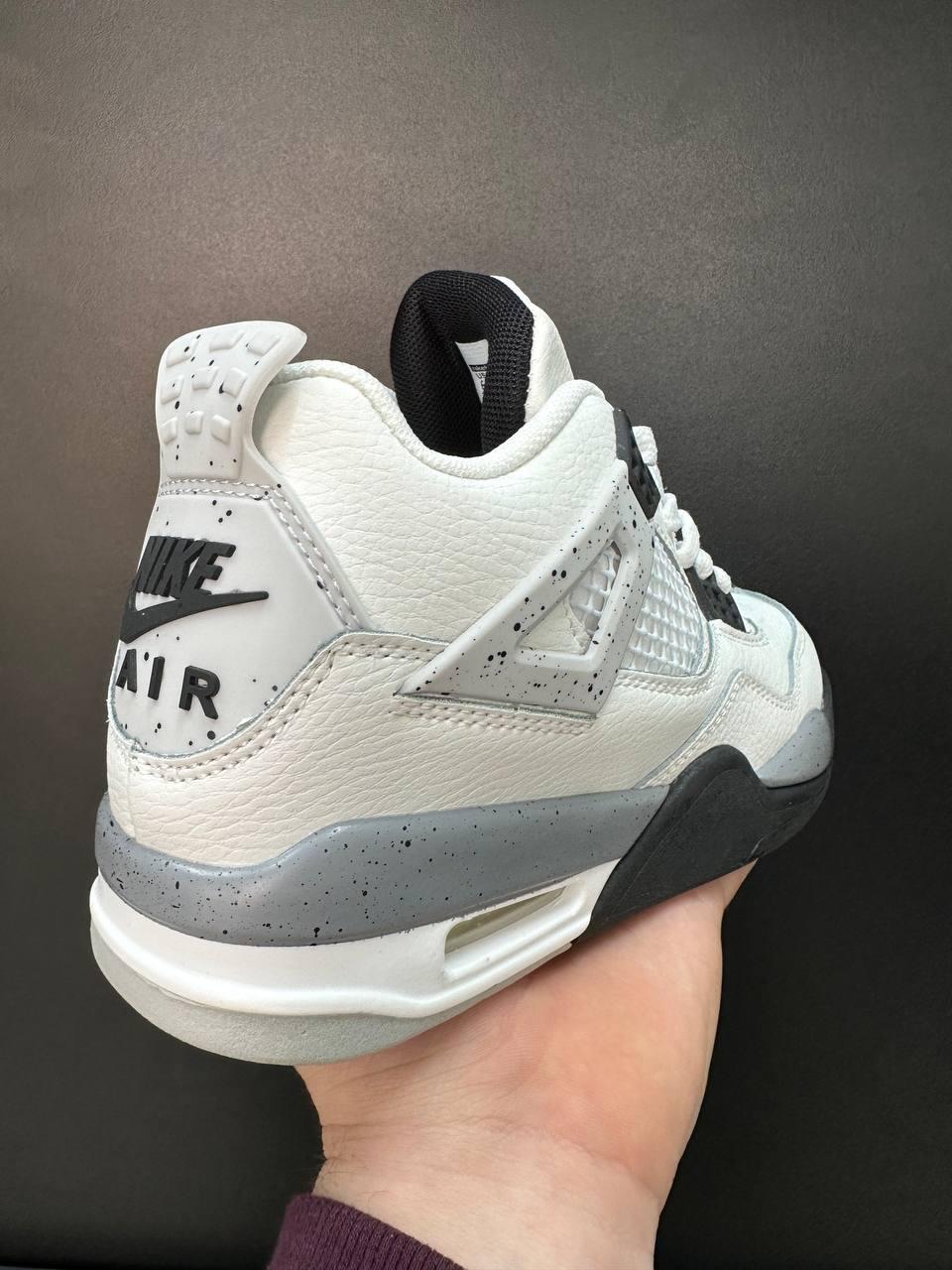 Nike Jordan 4 White Black Grey