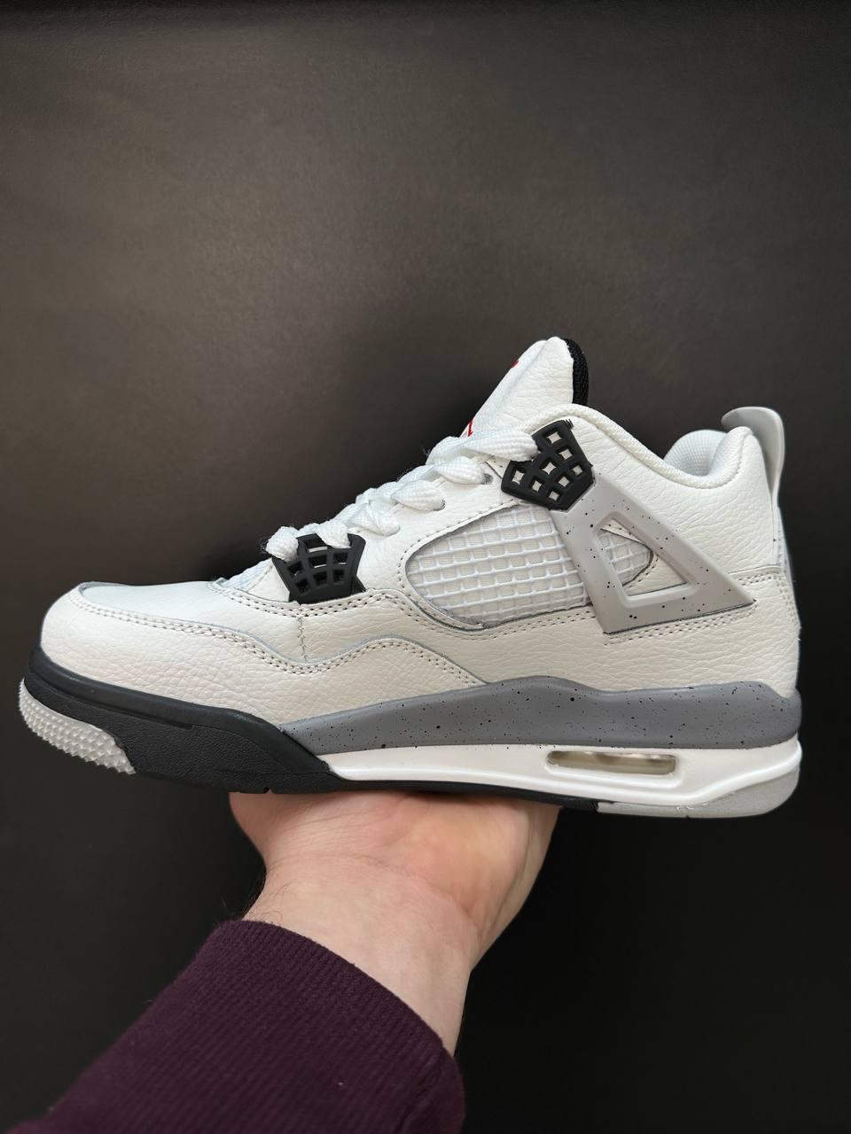 Nike Jordan 4 White Black Grey