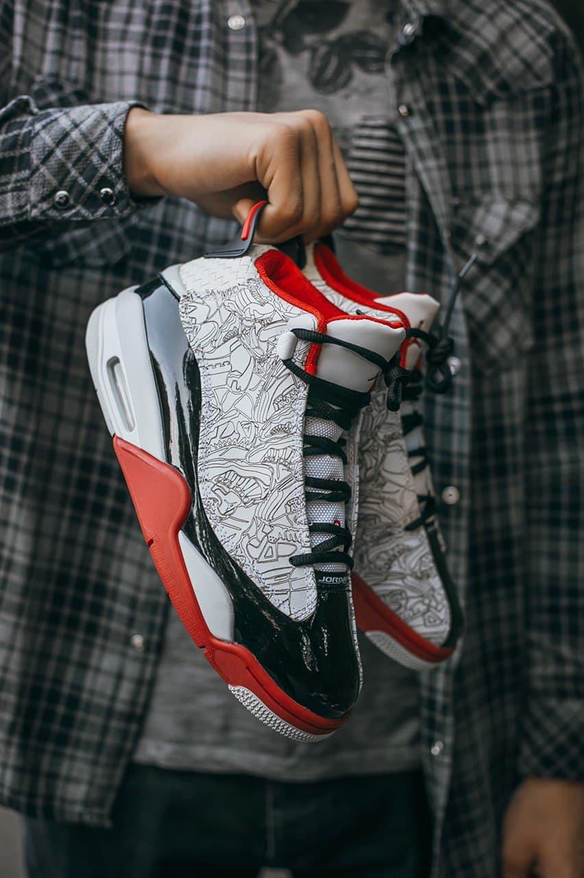 Nike Air Jordan Dub Zero OG White Black Red
