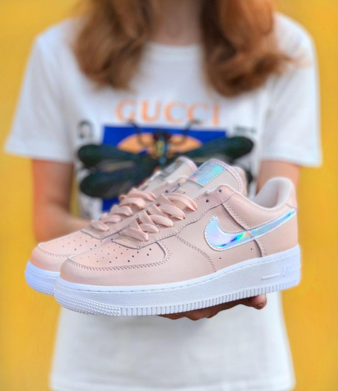 Nike Air Force 1 White Pink 3