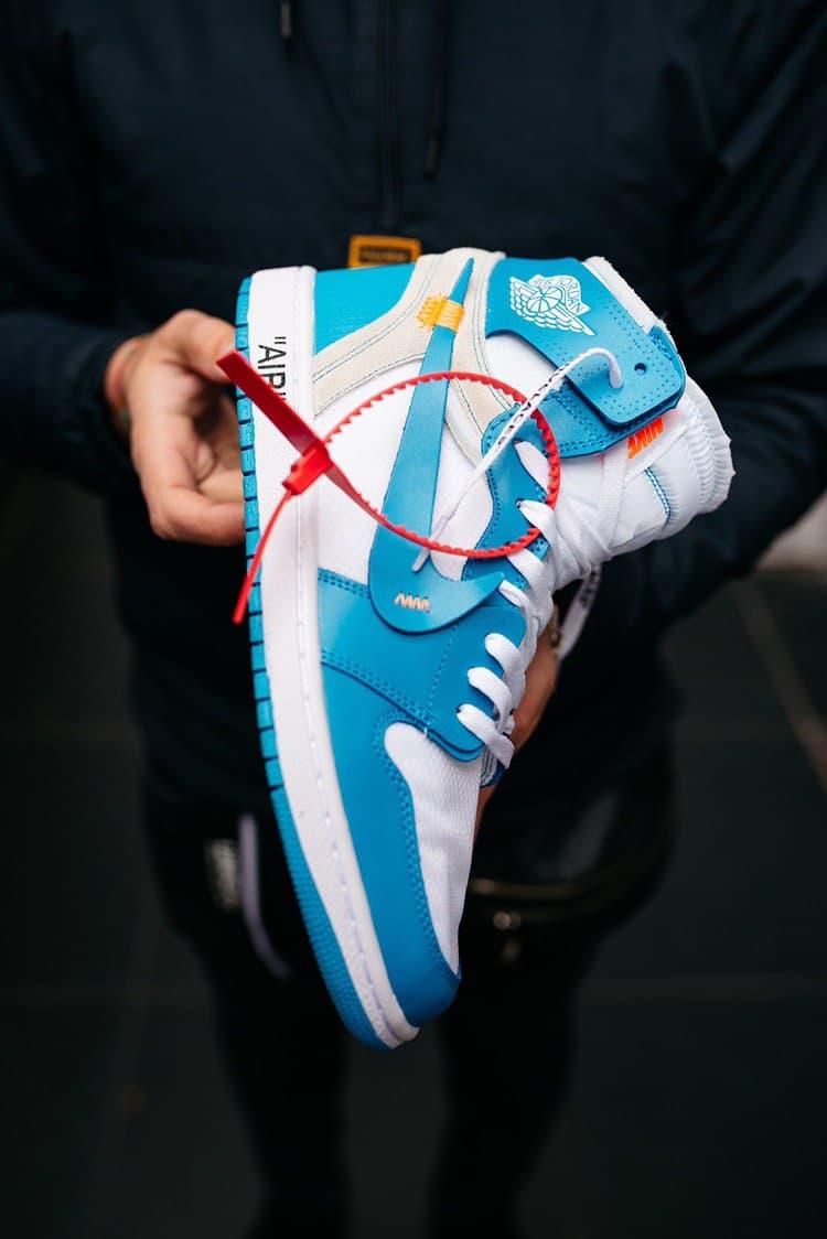 Nike Air Jordan 1 Off-White Blue White