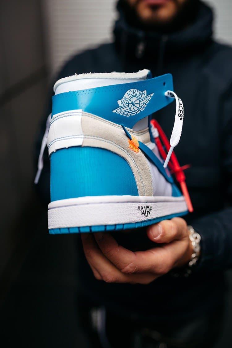 Nike Air Jordan 1 Off-White Blue White