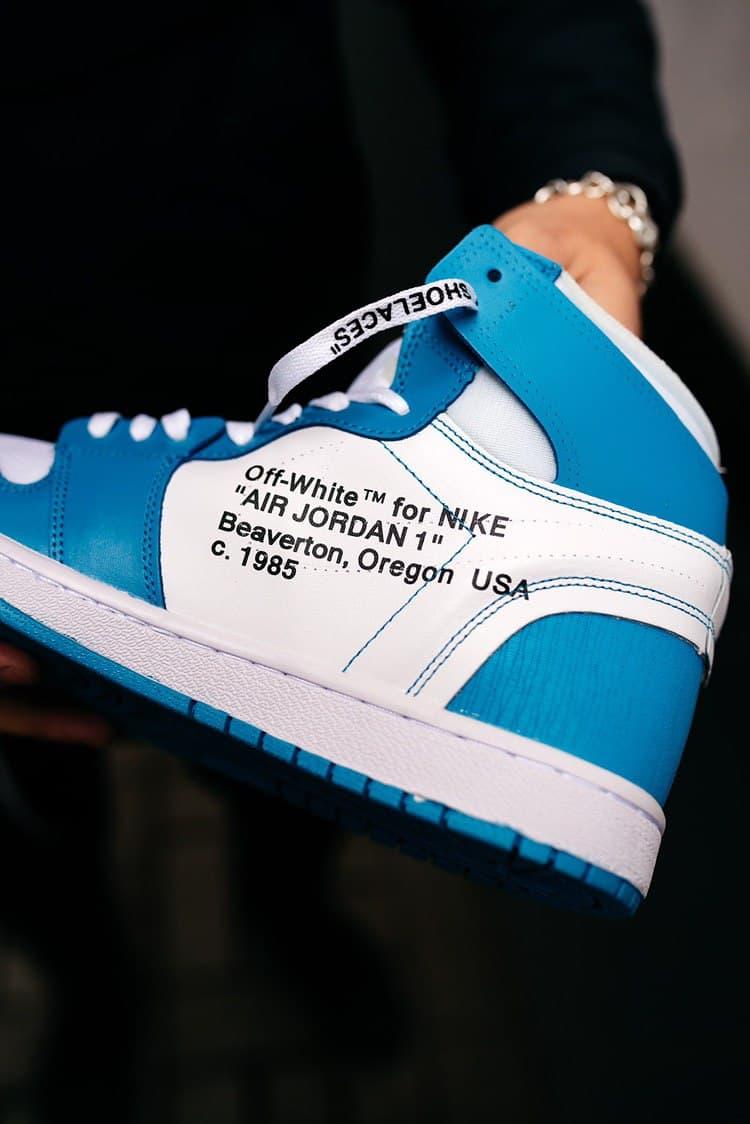 Nike Air Jordan 1 Off-White Blue White