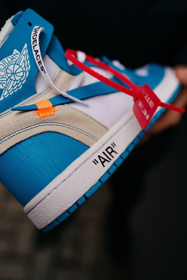 Nike Air Jordan 1 Off-White Blue White