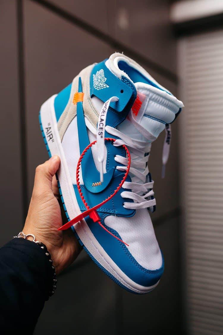 Nike Air Jordan 1 Off-White Blue White